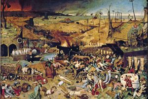 MADRID MADRID MUSEO DEL PRADO-PINTURA EL TRIUNFO DE LA MUERTE - HACIA 1560 - O/L 117x162 - NP 1393 - RENACIMIENTO FLAMENCO obra de  BRUEGHEL PIETER EL VIEJO 1525-1569